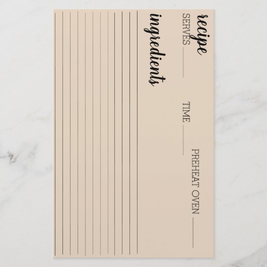 Ontvangkaart Briefpapier (Voorkant)