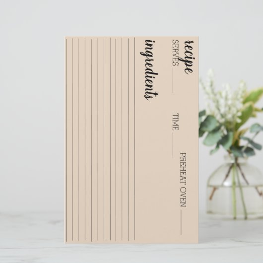 Ontvangkaart Briefpapier (Staand voorkant)