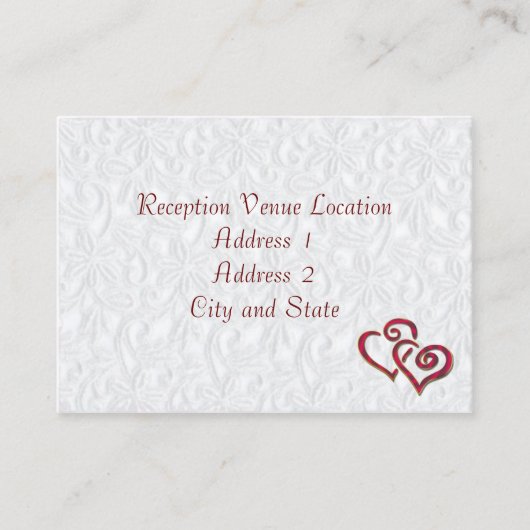 Ontvangkaart Informatiekaartje (Voorkant)