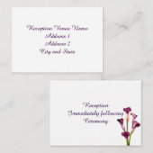 Ontvangkaart Informatiekaartje (Voorkant / Achterkant)