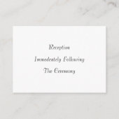 Ontvangkaart Informatiekaartje (Achterkant)