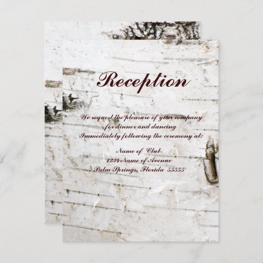 Ontvangkaart Kaart (Voorkant / Achterkant)