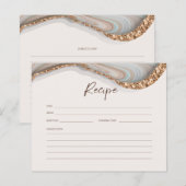 Ontvangkaart natuurlijk Vrijgezellenfeest met marm (Voorkant / Achterkant)