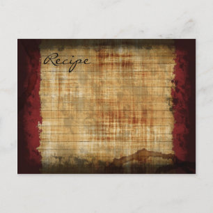 Ontvangkaart — oud met vlekken briefkaart