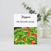 Ontvangkaart - Peppers Briefkaart (Staand voorkant)