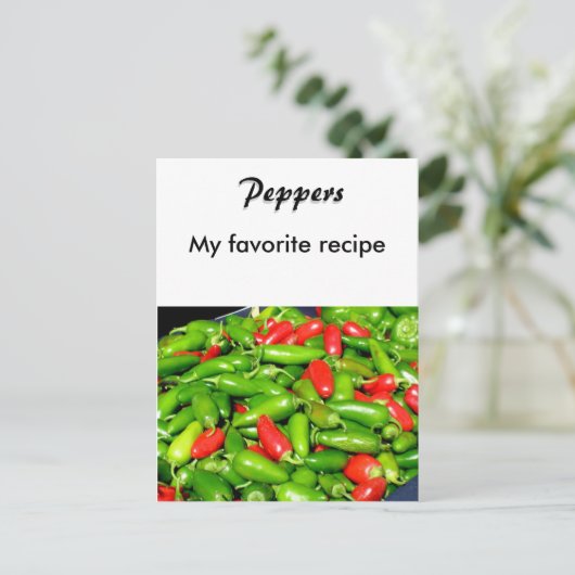 Ontvangkaart - Peppers Briefkaart (Staand voorkant)