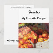 Ontvangkaart - Perziken Briefkaart (Voorkant / Achterkant)