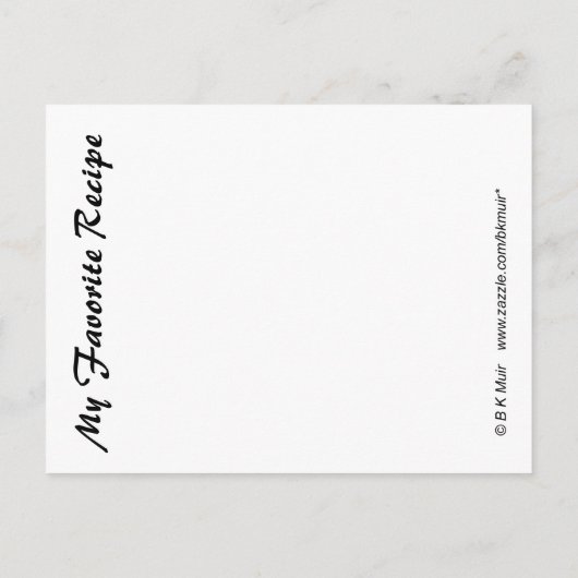 Ontvangkaart - Perziken Briefkaart (Achterkant)