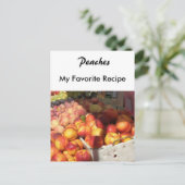 Ontvangkaart - Perziken Briefkaart (Staand voorkant)