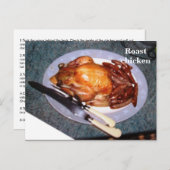 Ontvangkaart - Roast kip Briefkaart (Voorkant / Achterkant)
