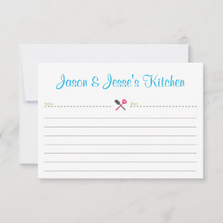 Ontvangkaart voor douche of huisverwarming