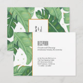 Ontvangkaart voor Tropical Summer Weddenschap Informatiekaartje (Voorkant / Achterkant)