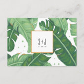 Ontvangkaart voor Tropical Summer Weddenschap Informatiekaartje (Achterkant)