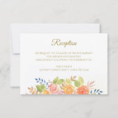 Ontvangkart Rose Bouquet Kaart (Voorkant)
