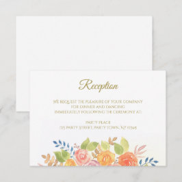 Ontvangkart Rose Bouquet Kaart