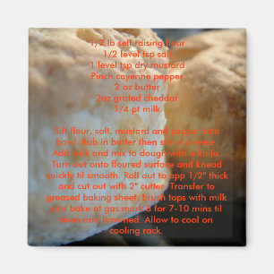 Ontvangmagneten - Kaas scones Magneet