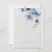 Ontvangst 2 | Doorschijnende Waterverf Save The Date (Achterkant)