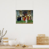 Ontvangst bij de rechtbank van de Sultan Selim III Poster (Keuken)