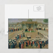 Ontvangst bij de rechtbank van Sultan Selim III Briefkaart (Voorkant / Achterkant)