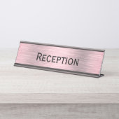 Ontvangst Bureau Naambordje (Voorkant)