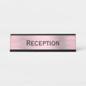 Ontvangst Bureau Naambordje (Voorkant)