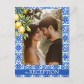 💙🍋ONTVANGST details Azul & Limone Romance Informatiekaartje (Voorkant)
