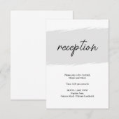 Ontvangst Details | Reactiekaart RSVP Kaartje (Voorkant / Achterkant)