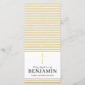 ONTVANGST DINNER MENU stijlvol marinegoud kruis (Achterkant)