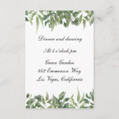 Ontvangst groene olievlekken informatiekaartje (Voorkant)