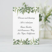 Ontvangst groene olievlekken informatiekaartje (Staand voorkant)