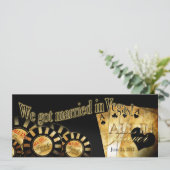 Ontvangst in Las Vegas (neem contact met me op om  Kaart (Staand voorkant)