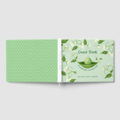 Ontvangst met baby shower op het thema pea gastenboek (Volledig)