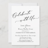 Ontvangst met ons ter viering Klaprozen Gouden Con Kaart (Voorkant)