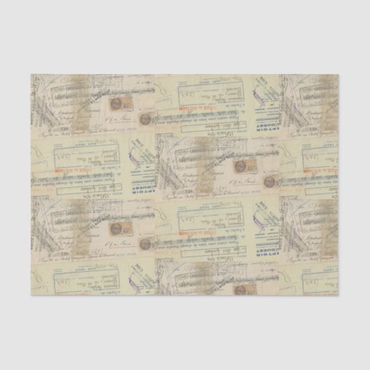  ontvangst met zegels tissuepapier (Voorkant)