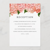 Ontvangst MODERN Wide Stripe Hydrangea Informatiekaartje (Voorkant)