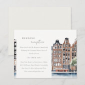 Ontvangst Nederlandse landschapsverbinding Amsterd Informatiekaartje (Voorkant / Achterkant)