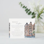 Ontvangst Nederlandse landschapsverbinding Amsterd Informatiekaartje (Staand voorkant)