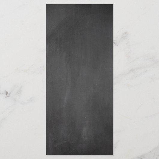 Ontvangst Plaats Instelling Dank je, schoolbord ka Programmakaart (Achterkant)