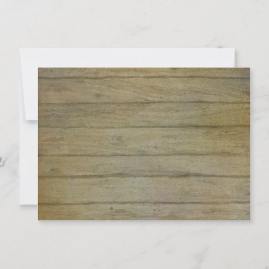 Ontvangst Rustisch land Mason Jar Blue Hydrangeas Kaart (Achterkant)