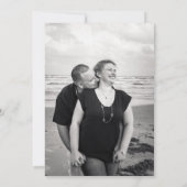 Ontvangst Schema de heer en mevrouw Palfrey Kaart (Achterkant)