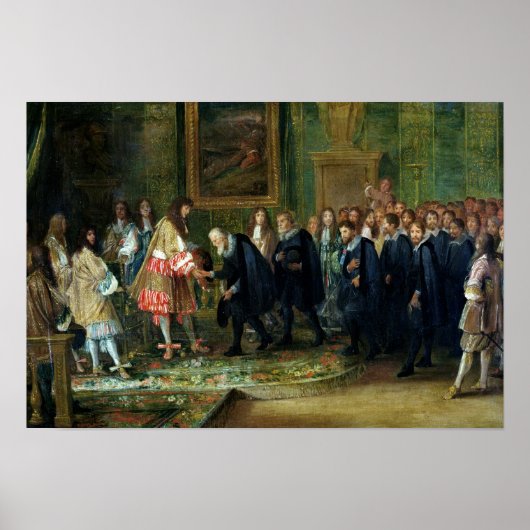 Ontvangst van ambassadeurs poster (Voorkant)