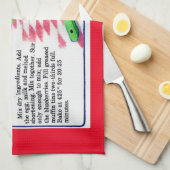 Ontvangst van blauwe bosbes theedoek (Quarter Fold)