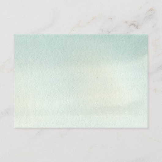 Ontvangst van bosbomen in rustieke bergen informatiekaartje (Achterkant)