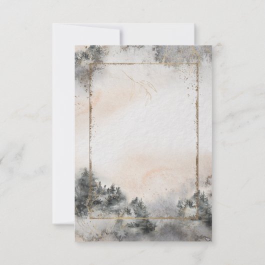 Ontvangst van bosboombossen kaart (Achterkant)