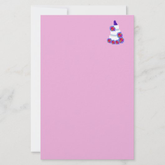 Ontvangst van bruiloft briefpapier (Voorkant)