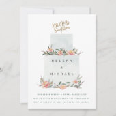 Ontvangst van bruiloft met bruiloft kaart (Voorkant)