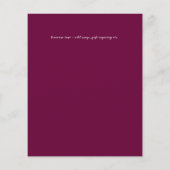 Ontvangst van BUDGET weddenschappen uitnodigen met (Achterkant)