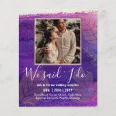 Ontvangst van BUDGET weddenschappen uitnodigen met (Voorkant)