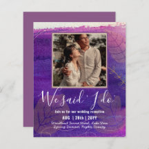 Ontvangst van BUDGET weddenschappen uitnodigen met