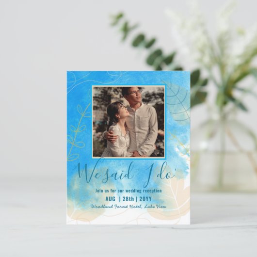 Ontvangst van BUDGET weddenschappen uitnodigen met (Staand voorkant)